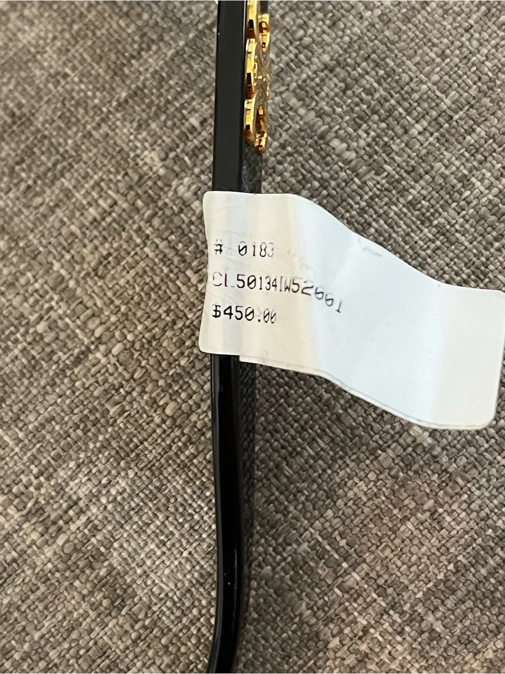 Celine Black Geometric Oversized Acetate Glasses - Picture 6 of 6